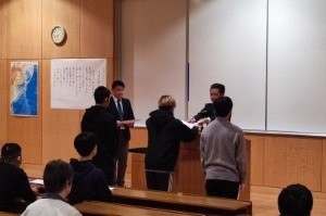 総合工科高等学校定時制_令和7年度 修了式_離任式 